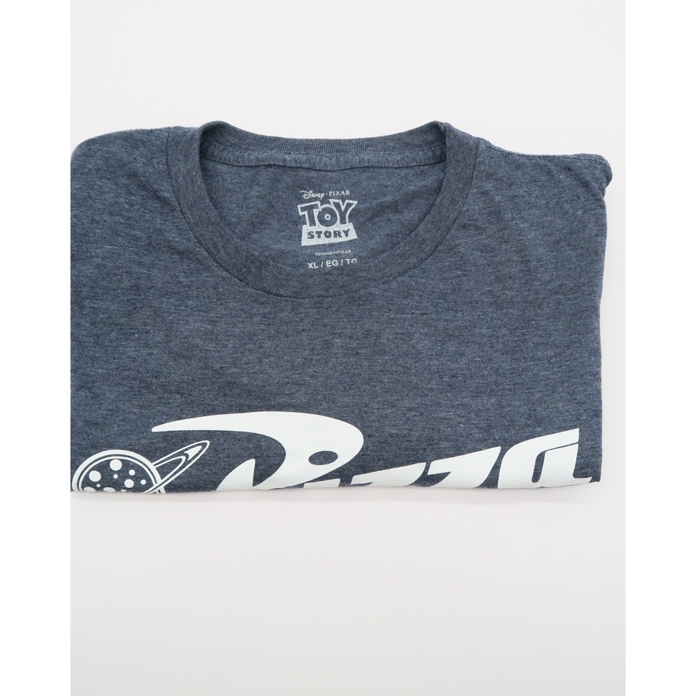 Disney Pixar Toy Story Pizza Planet Graphic T-Shirt Men XL Charcoal Gray Heather - Picture 5 of 8